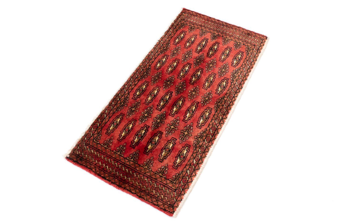 Tappeto corsia Tappeto Turkaman - 100 x 50 cm - rosso