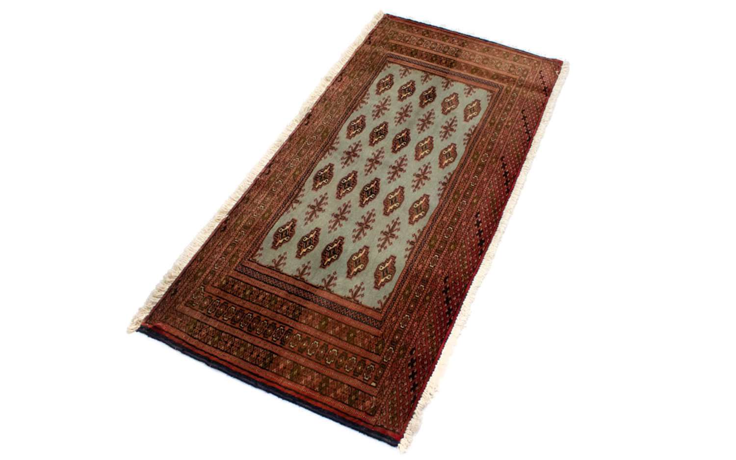 Tapis de couloir Tapis Turkaman - 100 x 50 cm - rouge