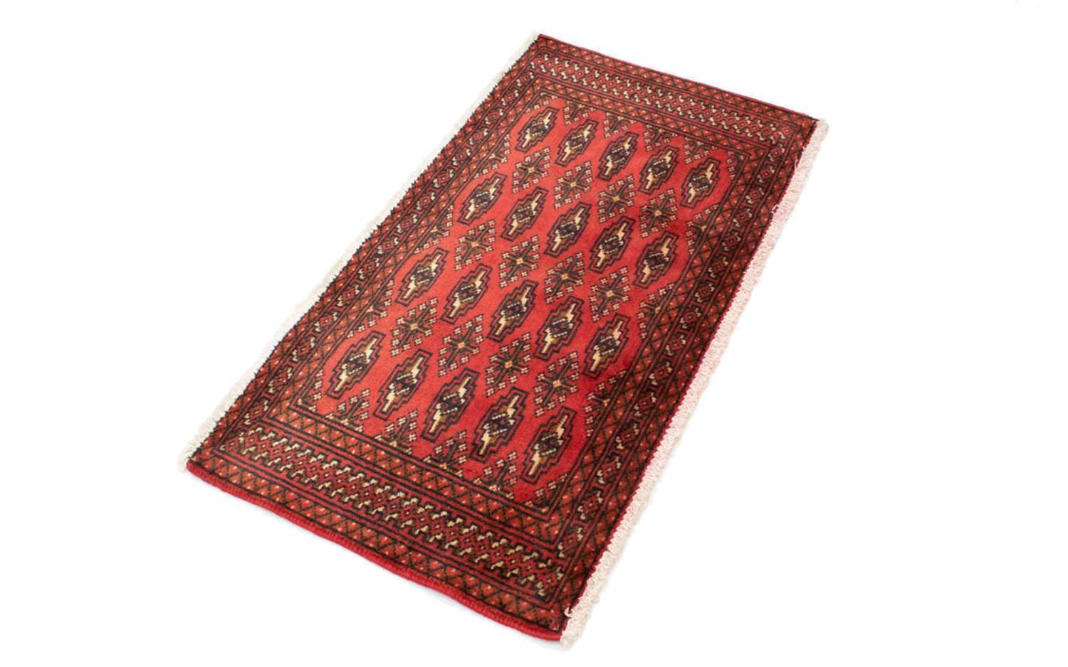 Tappeto corsia Tappeto Turkaman - 100 x 50 cm - rosso