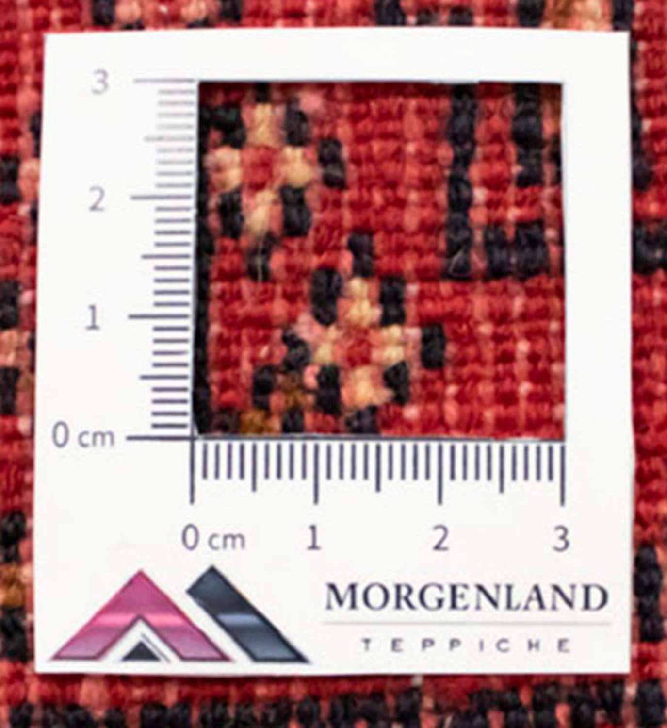 Loper Turkaman tapijt - 100 x 50 cm - rood