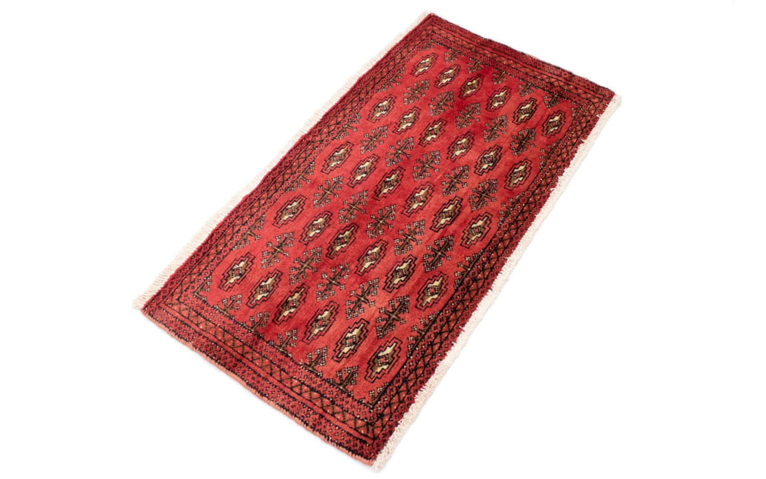 Tapis de couloir Tapis Turkaman - 100 x 50 cm - rouge