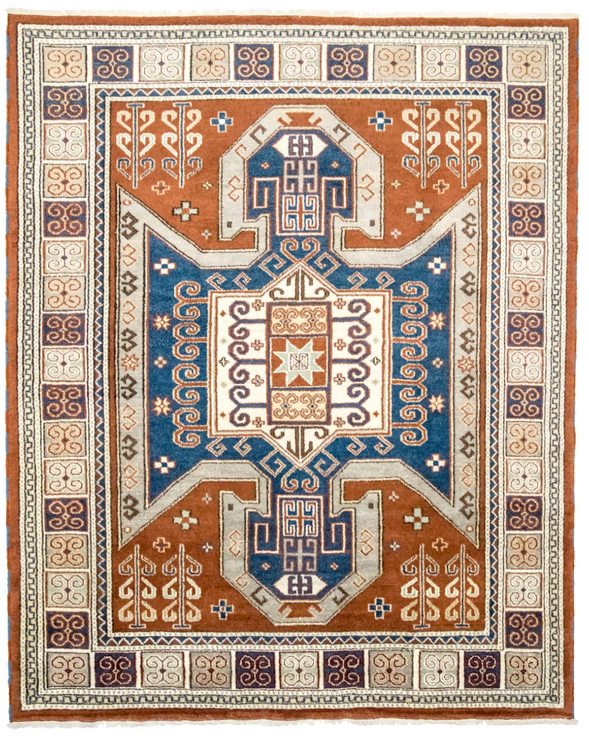 Alfombra oriental - 298 x 248 cm - óxido