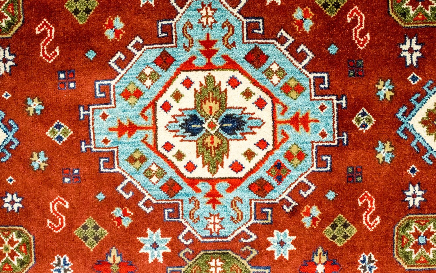 Alfombra oriental - 306 x 244 cm - rojo