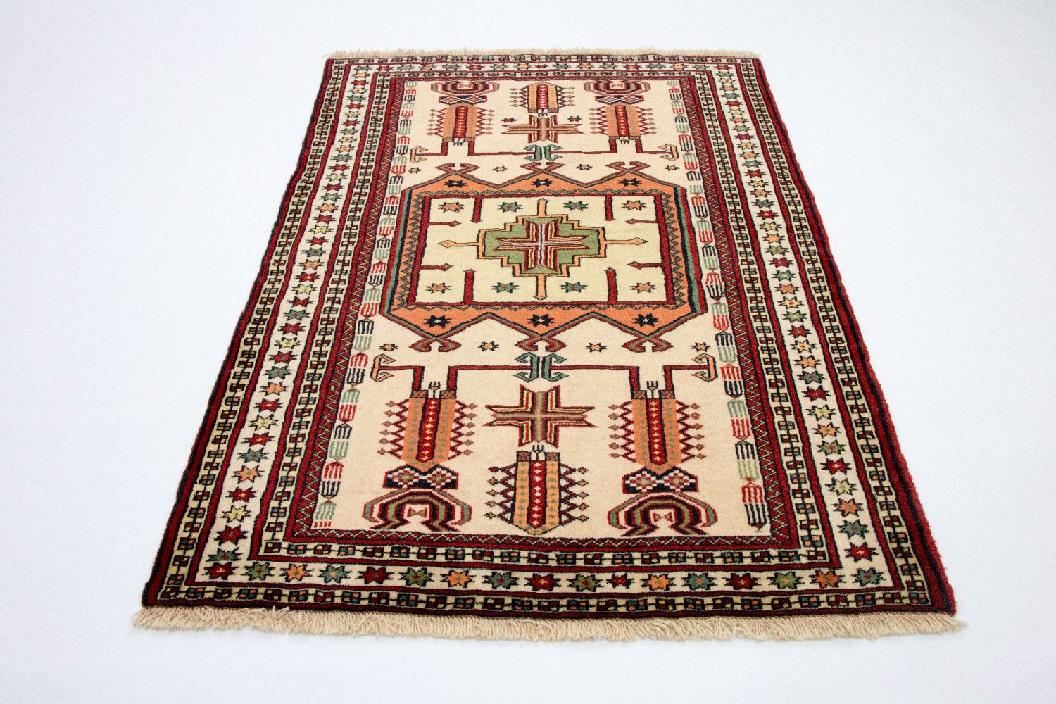 Persisk teppe - Nomadisk - 174 x 123 cm - beige