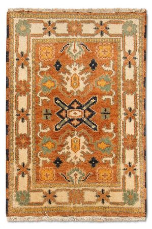 Oriental Rug - 91 x 62 cm - orange