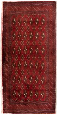 Turkaman Rug - 130 x 60 cm - red