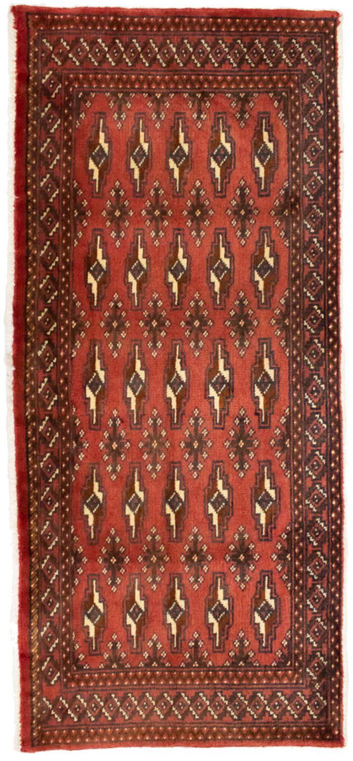 Tapis Turkaman - 130 x 60 cm - rouge clair