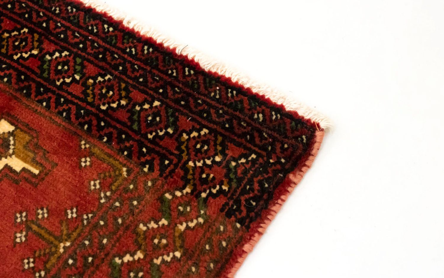 Tapis Turkaman - 130 x 60 cm - rouille