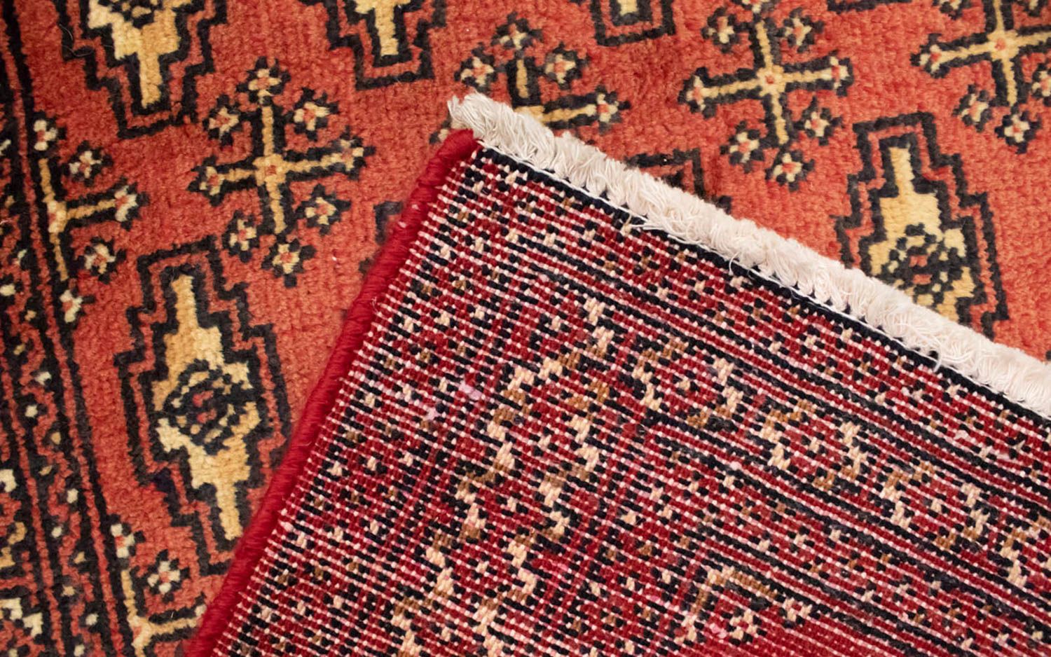 Turkaman Rug - 130 x 60 cm - rust