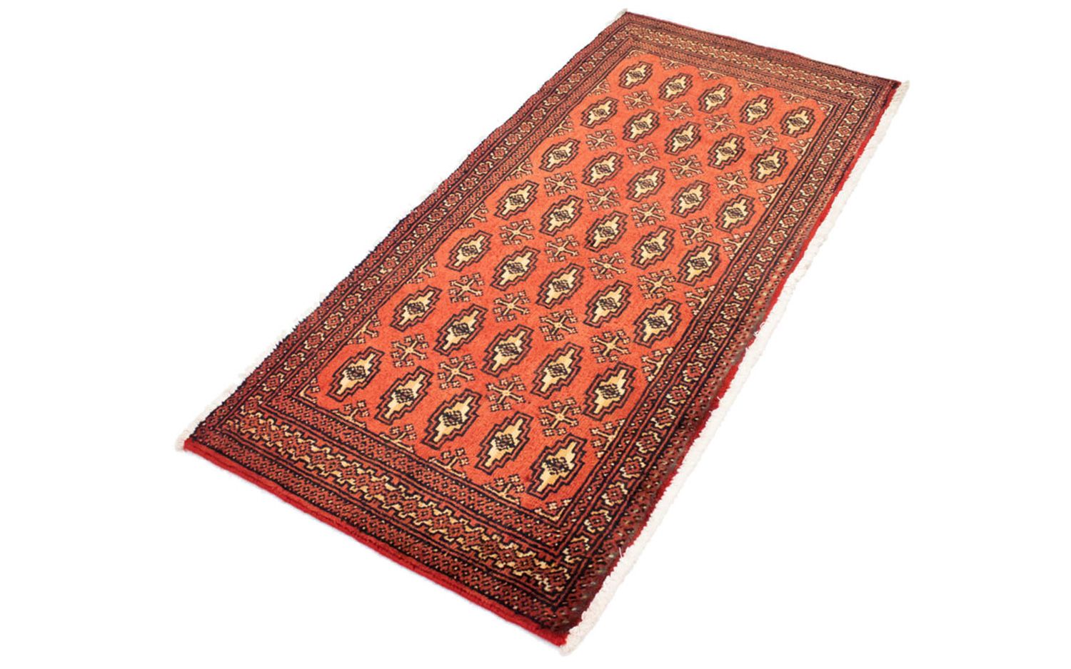 Turkaman tapijt - 130 x 60 cm - roest