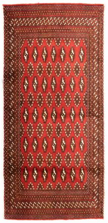 Turkaman teppe - 130 x 60 cm - rust