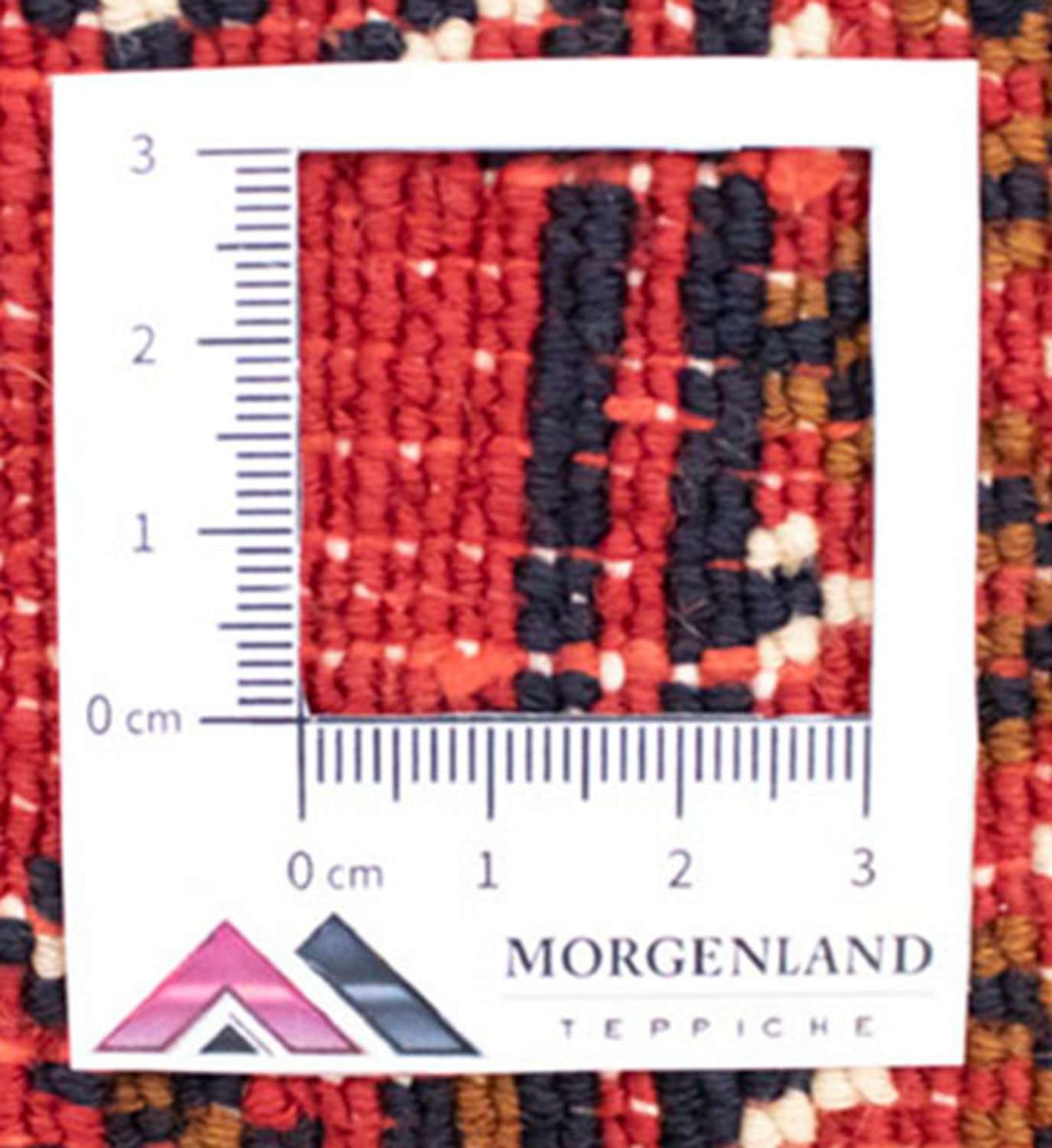 Turkaman-tæppe - 130 x 60 cm - rød