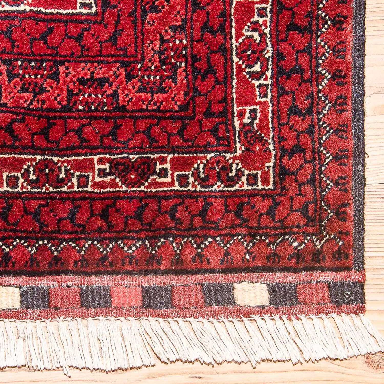 Tapis afghan - Boukhara - 301 x 197 cm - rouge