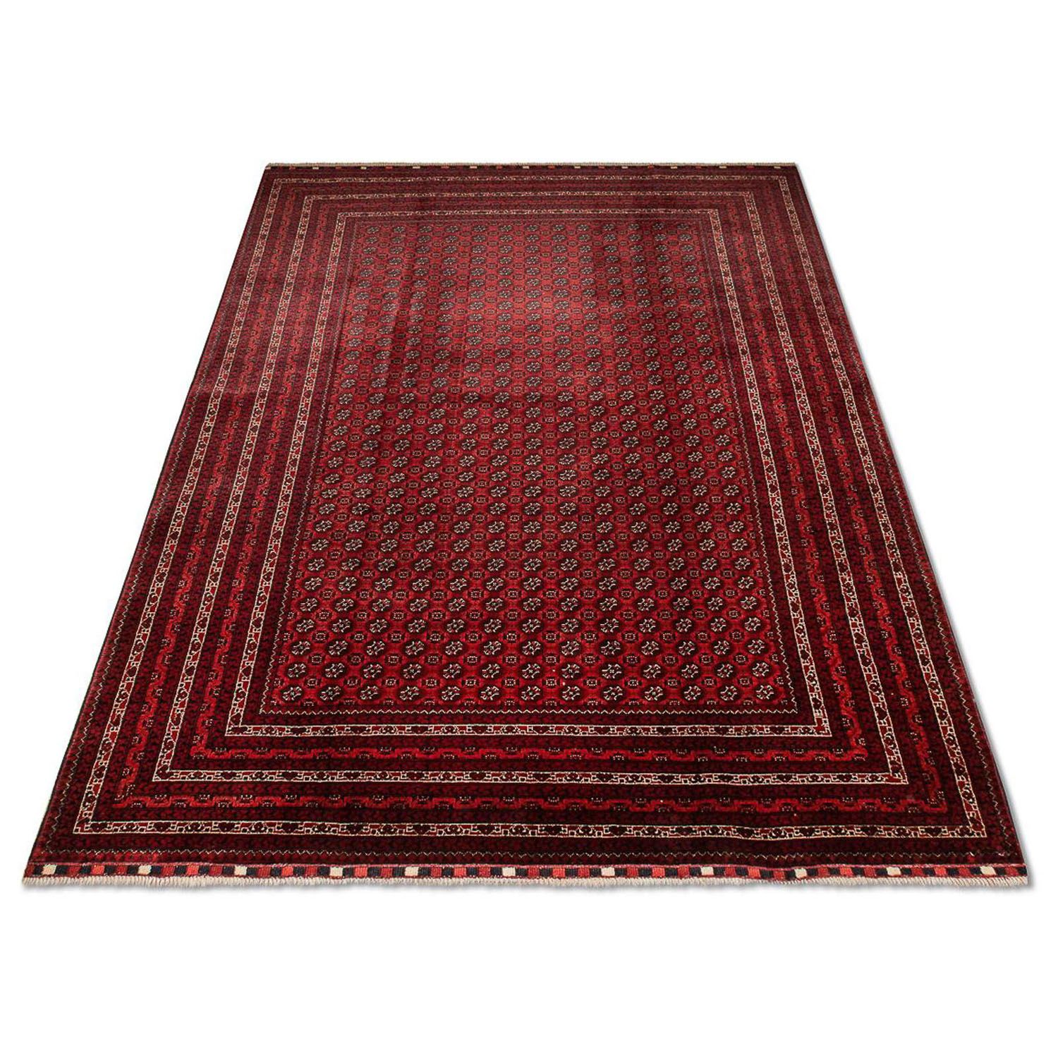 Afghan Rug - Bukhara - 301 x 197 cm - red