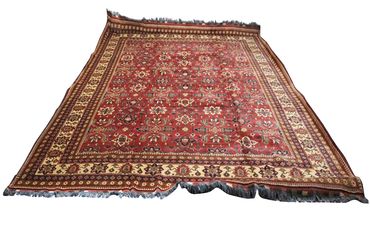 Afghan Rug - Hatschlu - 492 x 401 cm - red