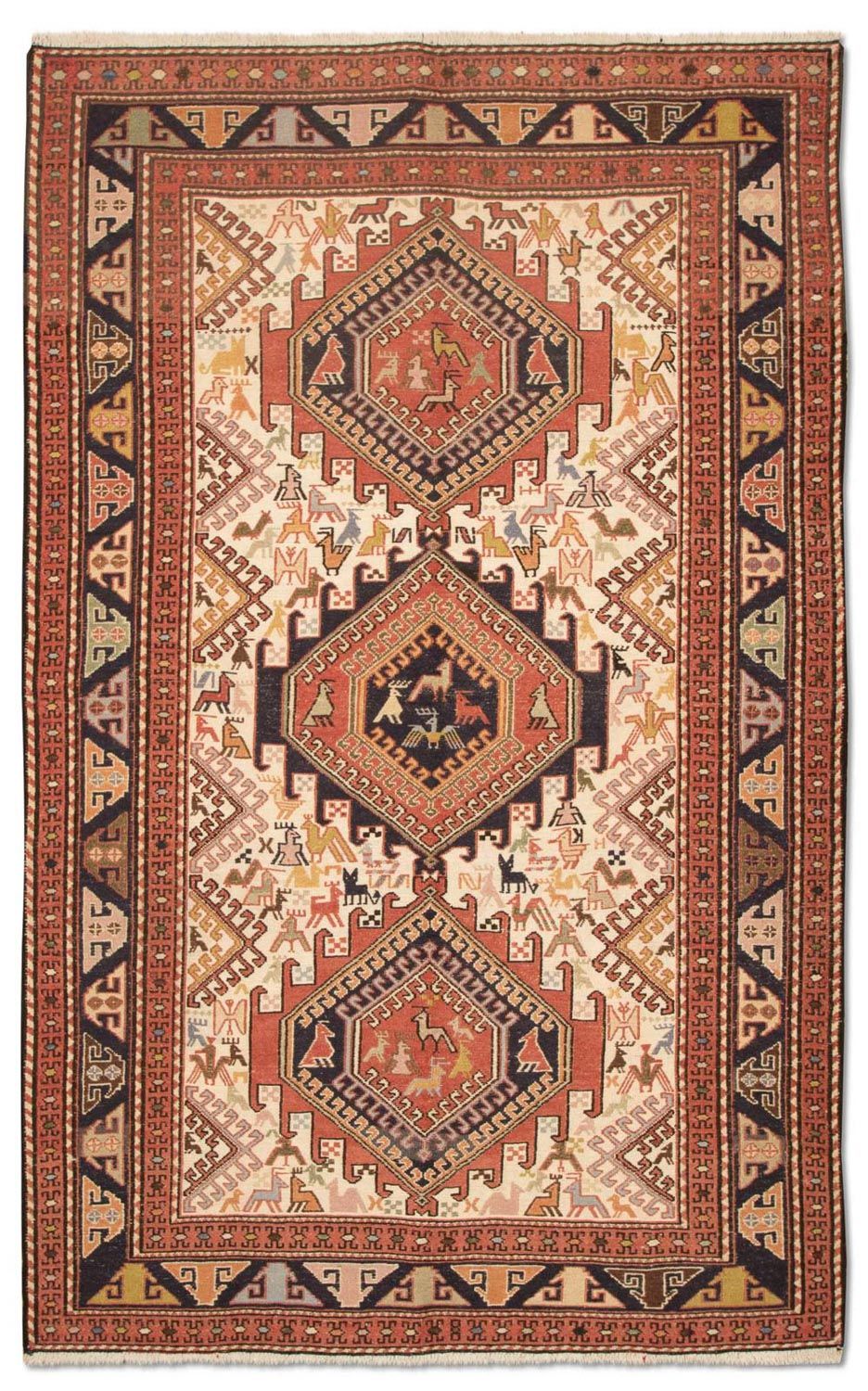 Tappeto Kelim - Orientale - 194 x 122 cm - marrone