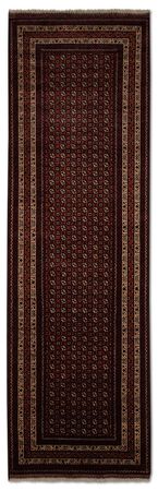 Tapis de couloir Tapis afghan - Boukhara - 292 x 86 cm - rouge