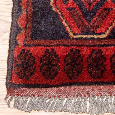 Afghan Rug - Kunduz - 189 x 116 cm - red