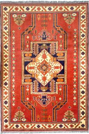 Afghan Teppich - Hatschlu 282 x 206 cm, Wolltepich,  Teppich Wohnzimmer, Teppich Schlafzimmer