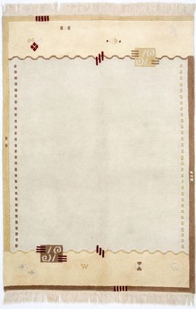 Nepal mattan - 174 x 120 cm - beige