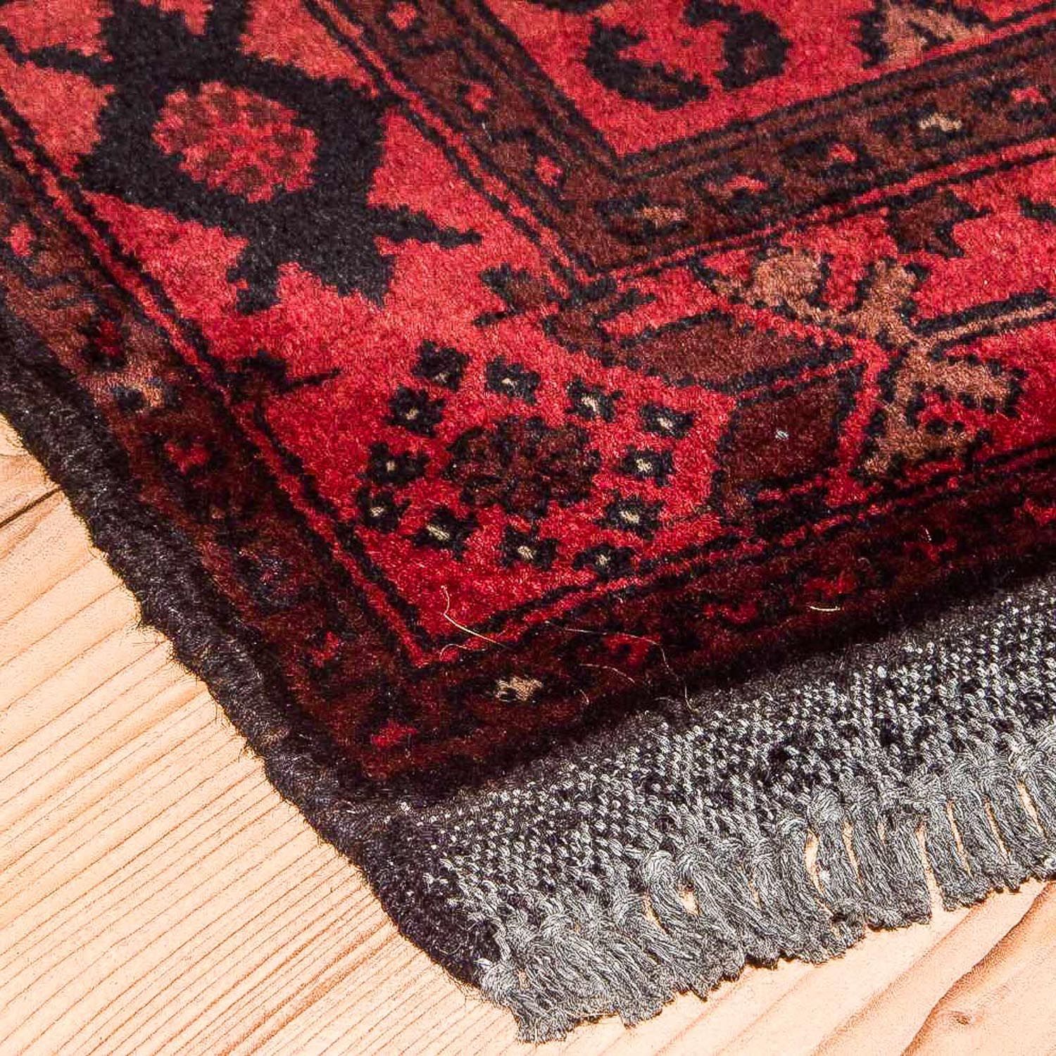 Afghan Rug - Kunduz - 188 x 118 cm - red