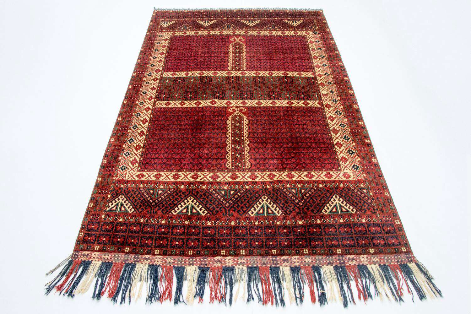 Afghaans tapijt - Hatshlu - 293 x 203 cm - rood