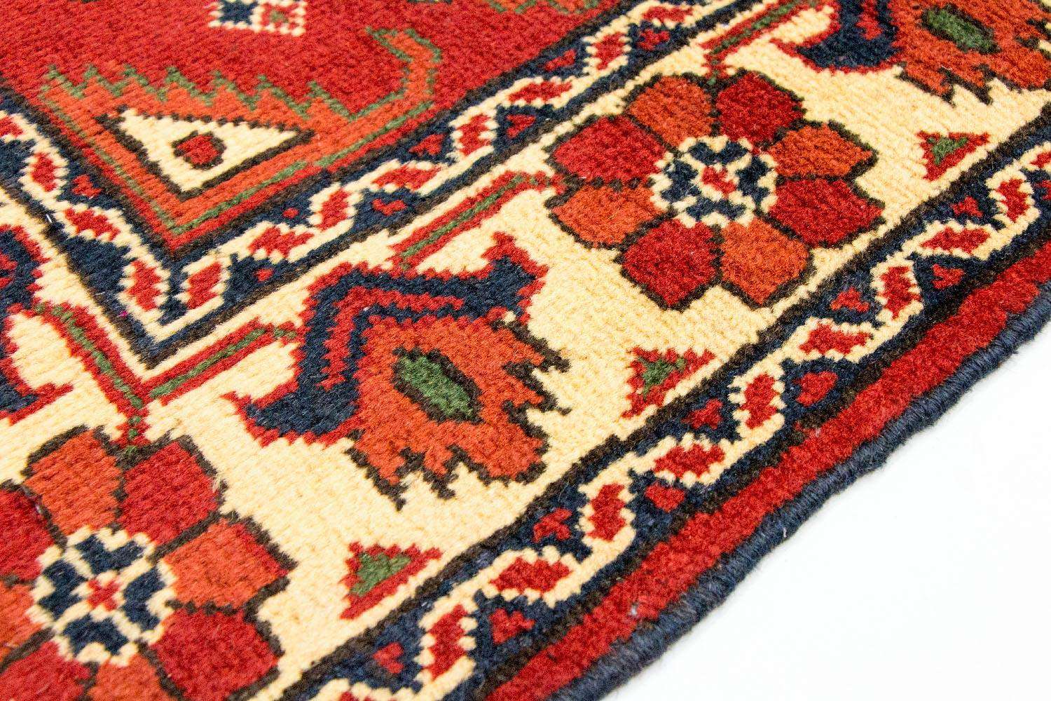 Runner Afghánský koberec - Hatšlu - 297 x 84 cm - červená