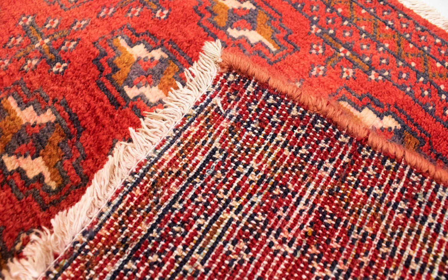 Turkaman Rug - 130 x 60 cm - rust