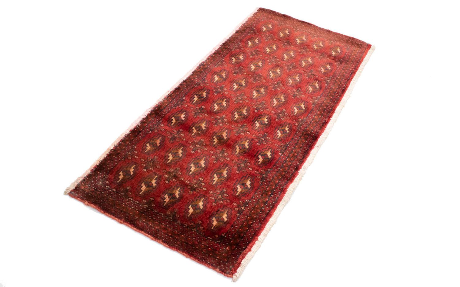 Turkaman Rug - 130 x 60 cm - rust