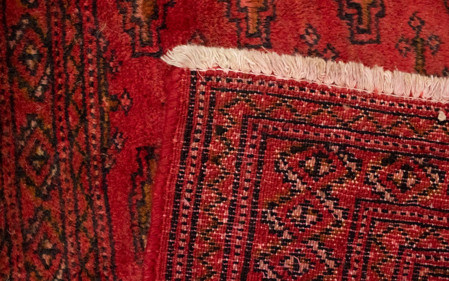 Turkaman Rug - 130 x 60 cm - red