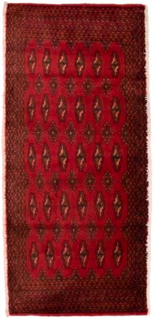 Turkaman Rug - 130 x 60 cm - red