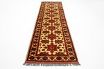 Loper Afghaans tapijt - Hatshlu - 304 x 80 cm - rood