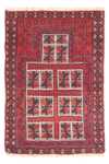 Tapete Baluch - Rug de Oração - 127 x 80 cm - vermelho