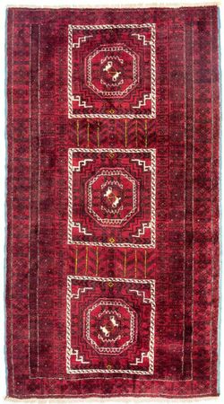 Baluch tapijt - 270 x 130 cm - rood