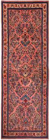 Runner Perser Rug - Classic - 218 x 79 cm - rose