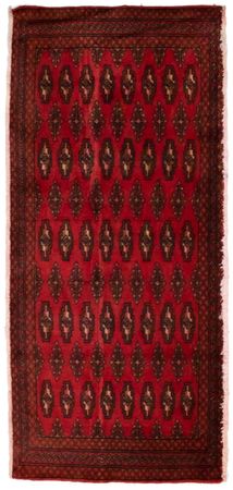 Alfombra Turkaman - 130 x 60 cm - rojo