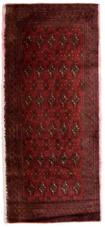 Tapis Turkaman - 130 x 60 cm - rouge