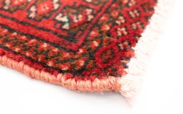 Runner Turkaman Rug - 100 x 50 cm - red