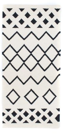 Tapis Kelim - Tendance - 132 x 63 cm - beige