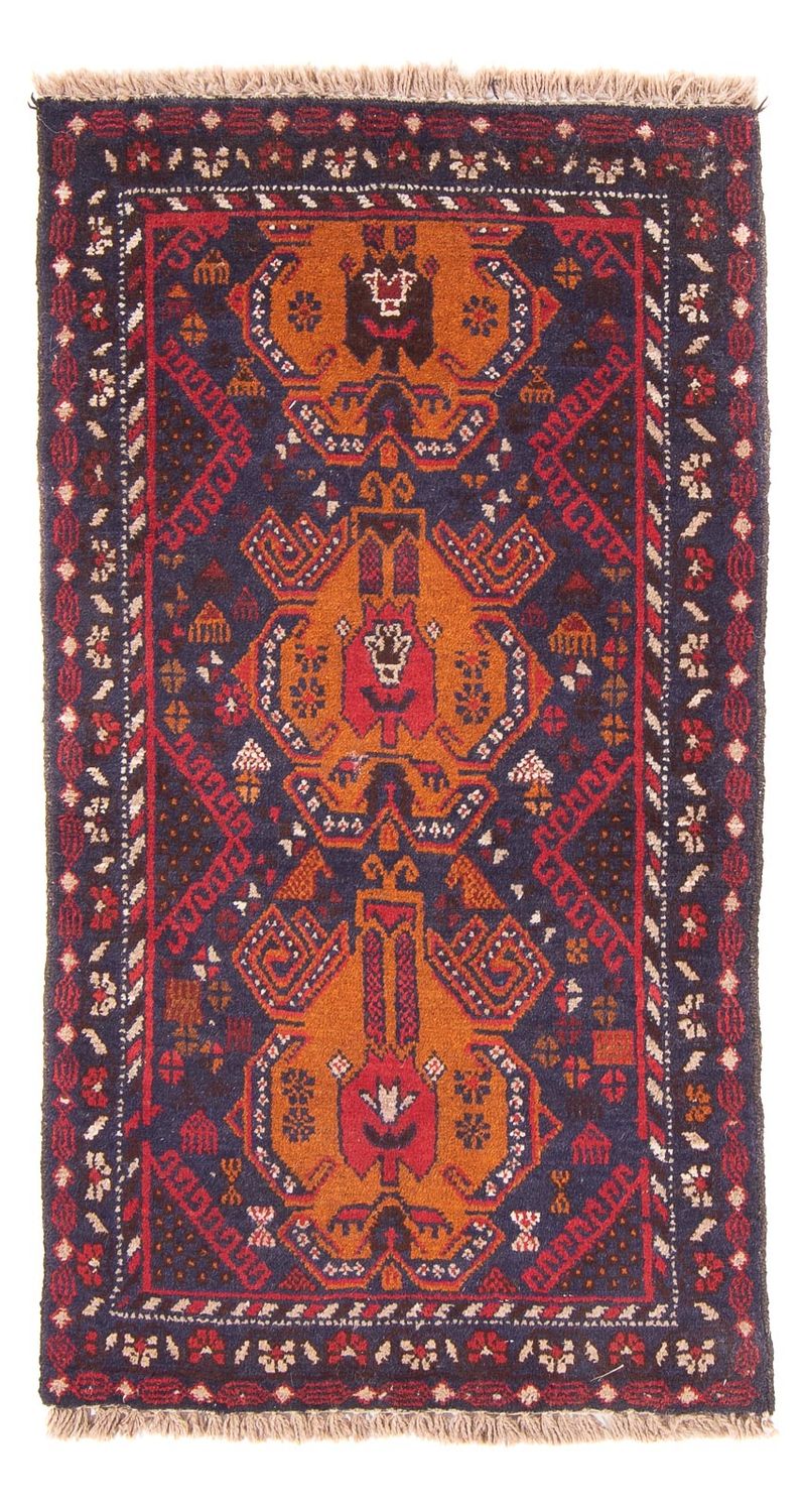 Alfombra Belutsch - 140 x 79 cm - naranja