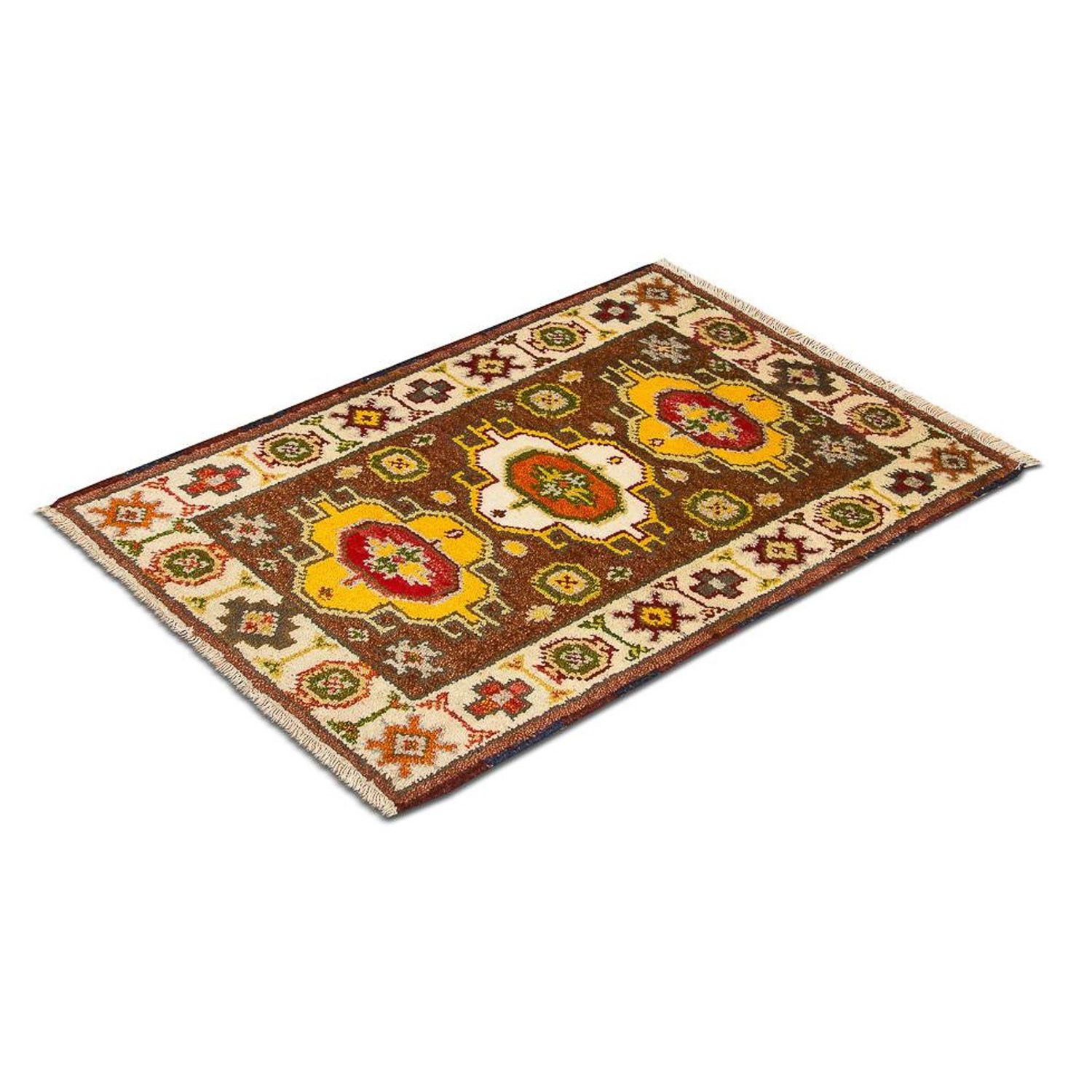 Oriental Rug - 90 x 64 cm - brown