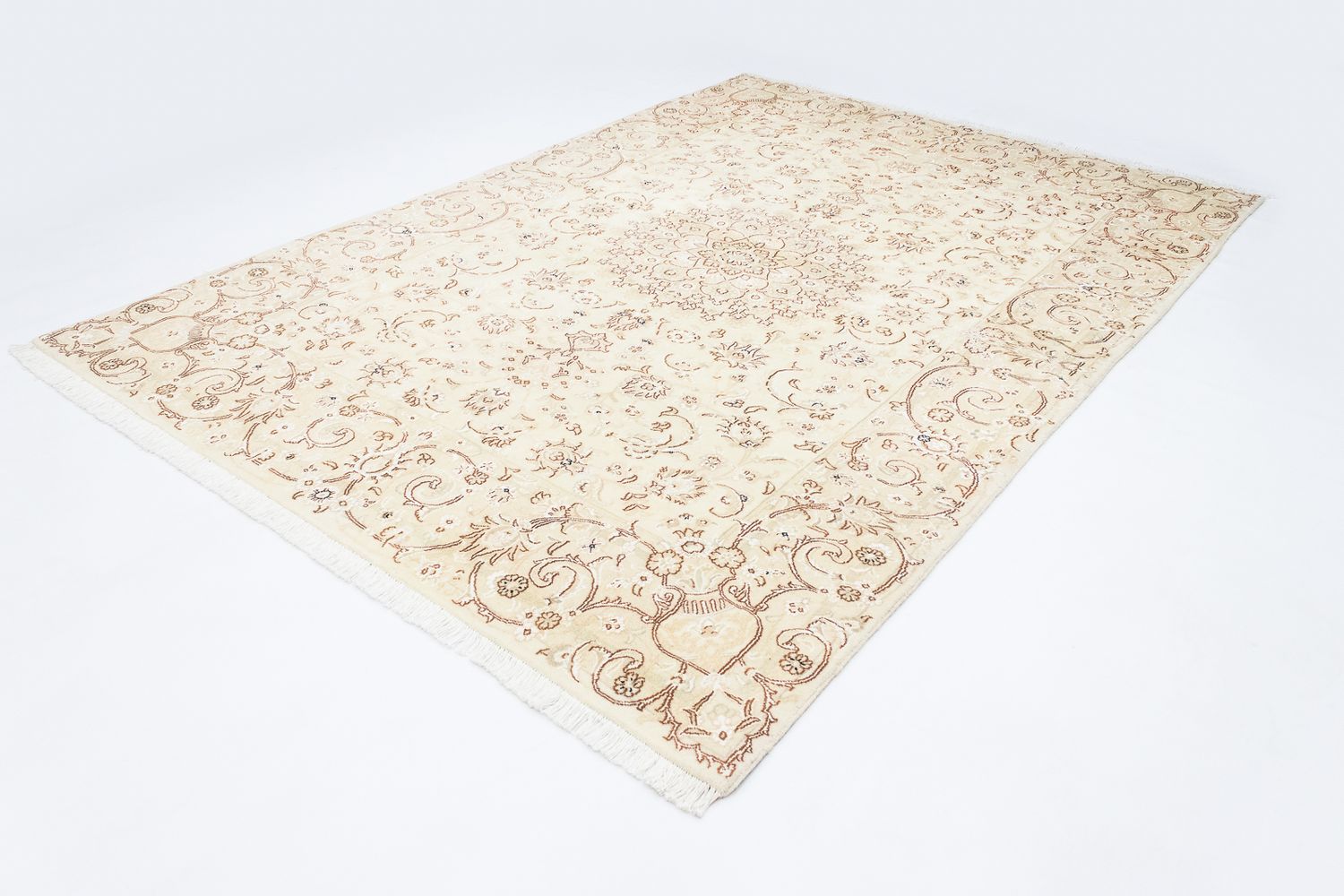 Tappeto Persero - Nain - Reale - 242 x 168 cm - beige