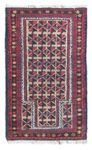 Baluch tapijt - 129 x 78 cm - blauw