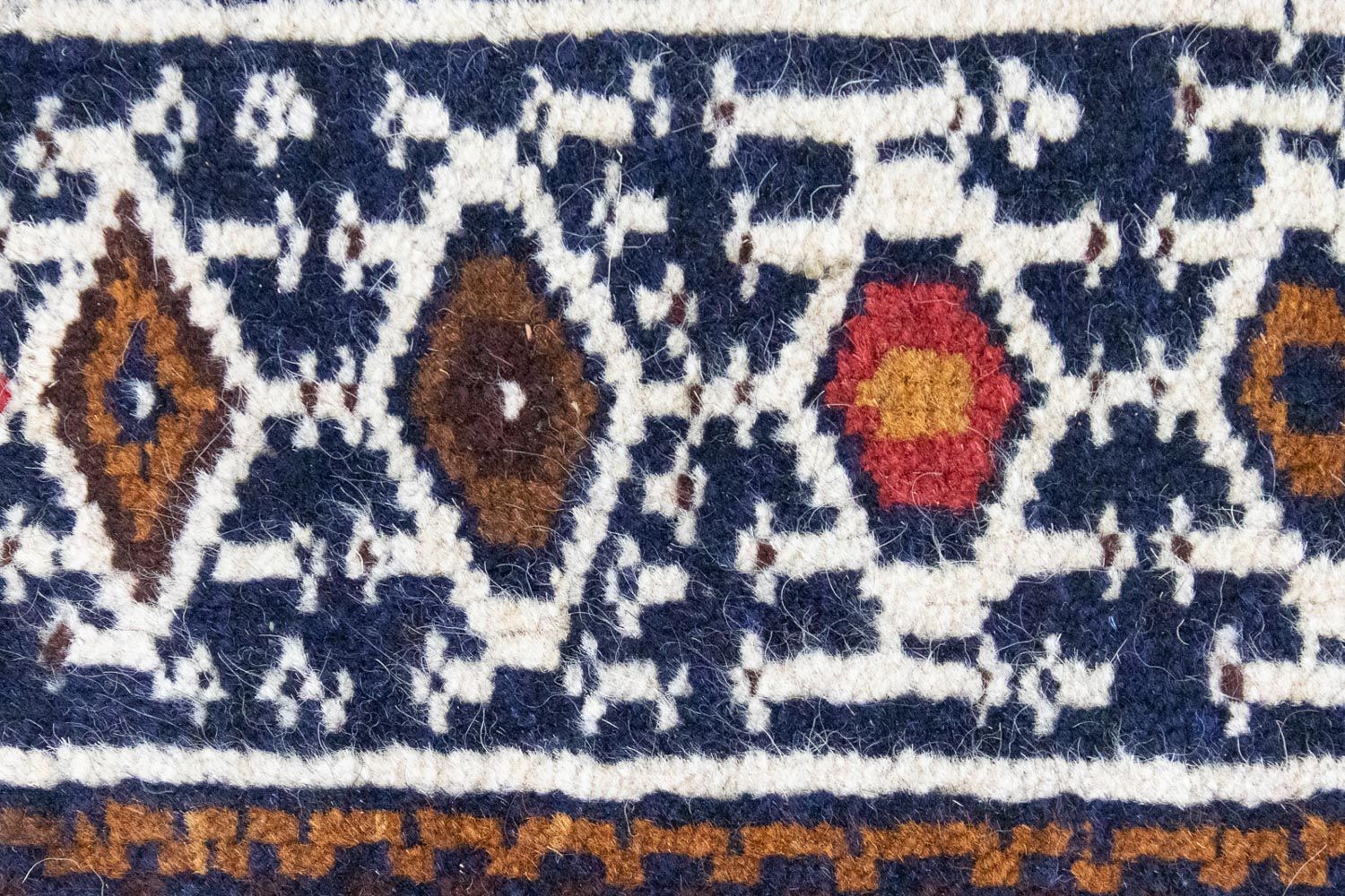 Belutsch Rug - 110 x 69 cm - blue