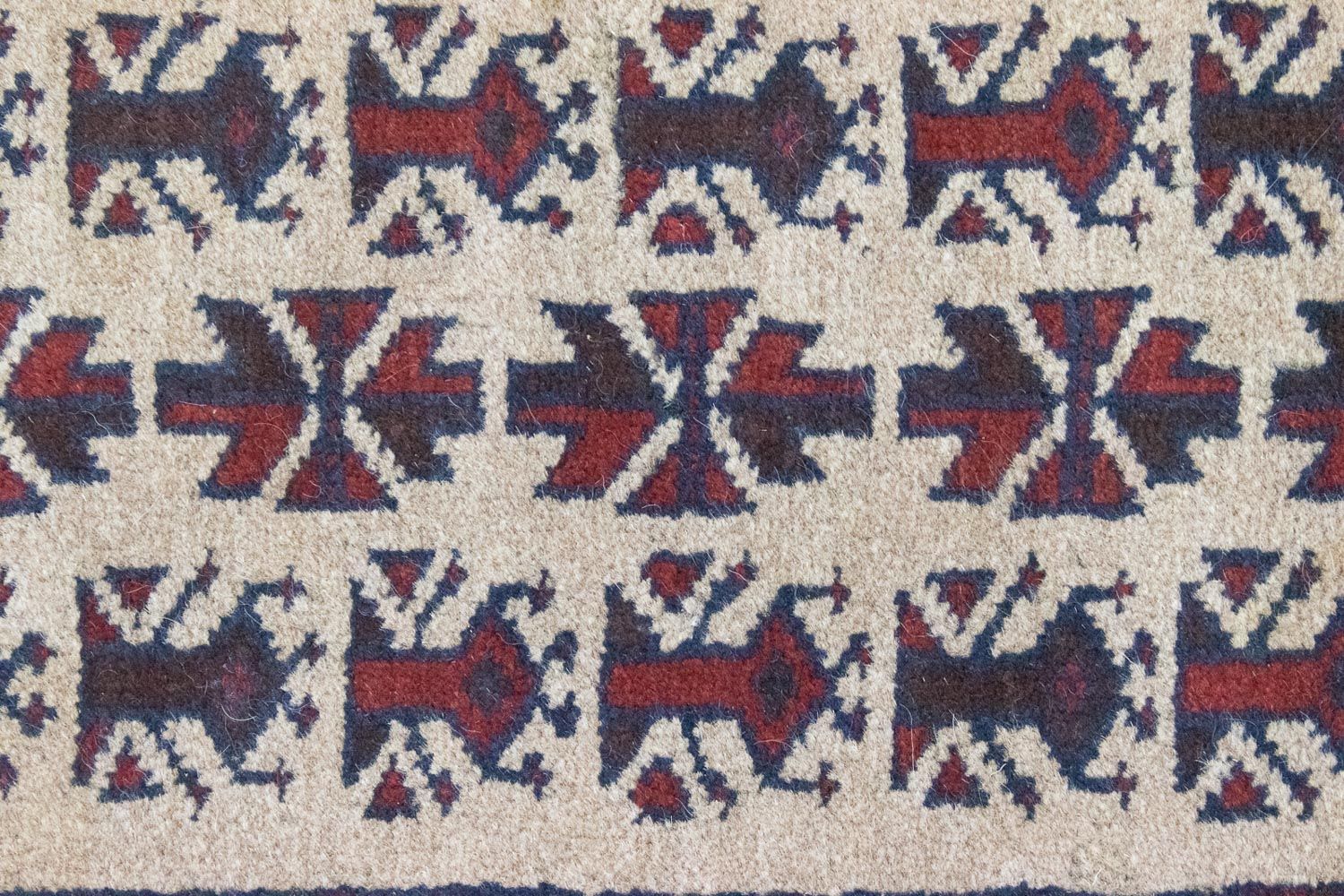 Baluch-tæppe - 136 x 81 cm - beige