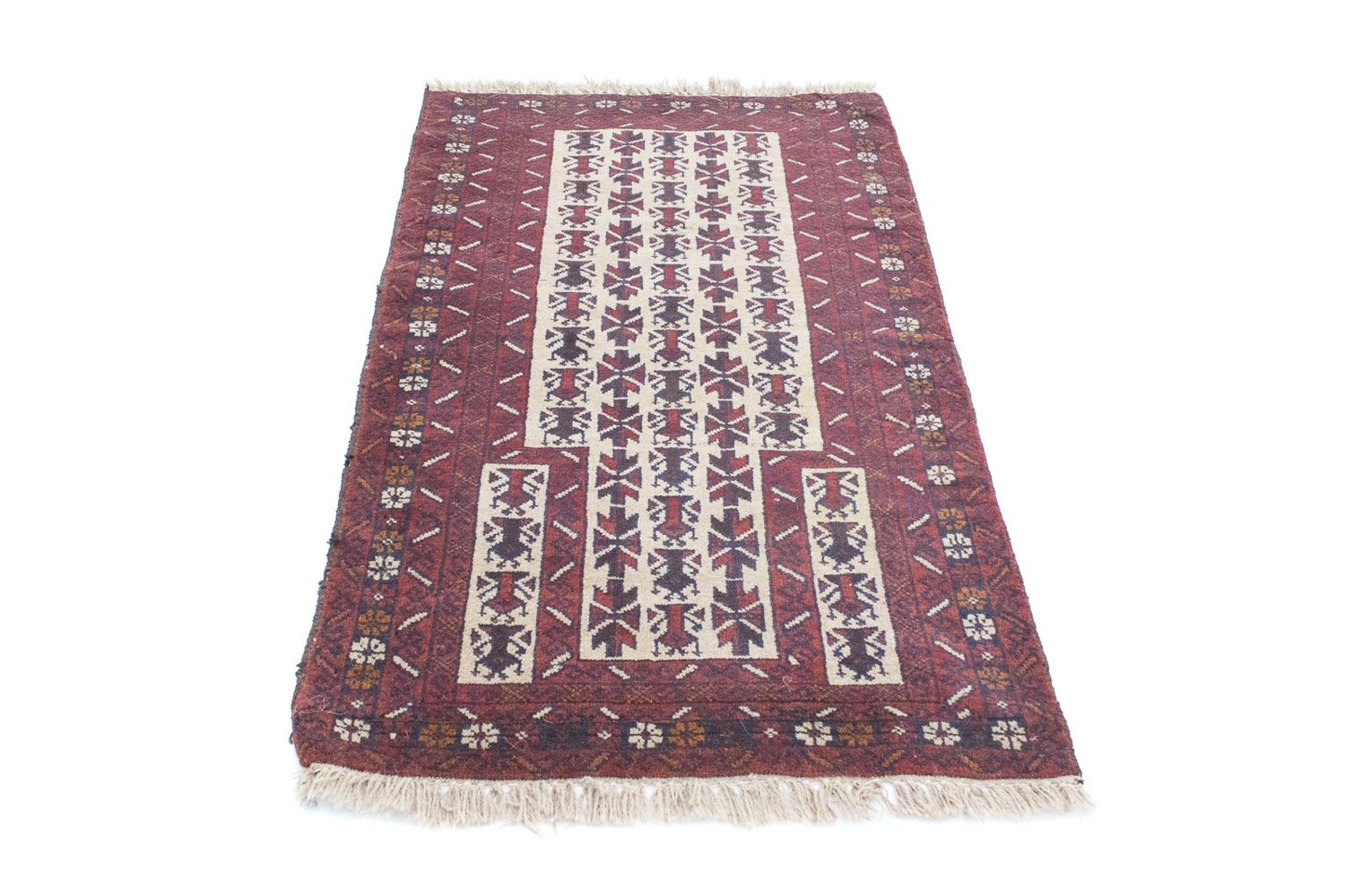 Baluch tapijt - 136 x 81 cm - beige