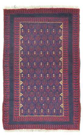 Baluch tapijt - 131 x 81 cm - blauw