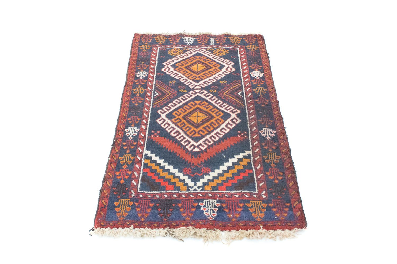 Baluch tapijt - 130 x 76 cm - blauw