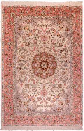 Perzisch tapijt - Tabriz - Royal - 298 x 200 cm - roze