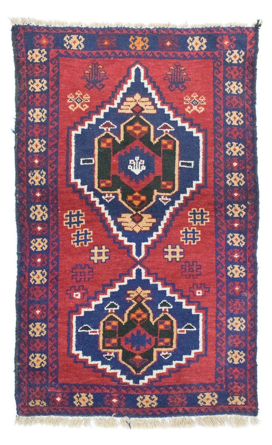 Baluch tapijt - 130 x 79 cm - rood